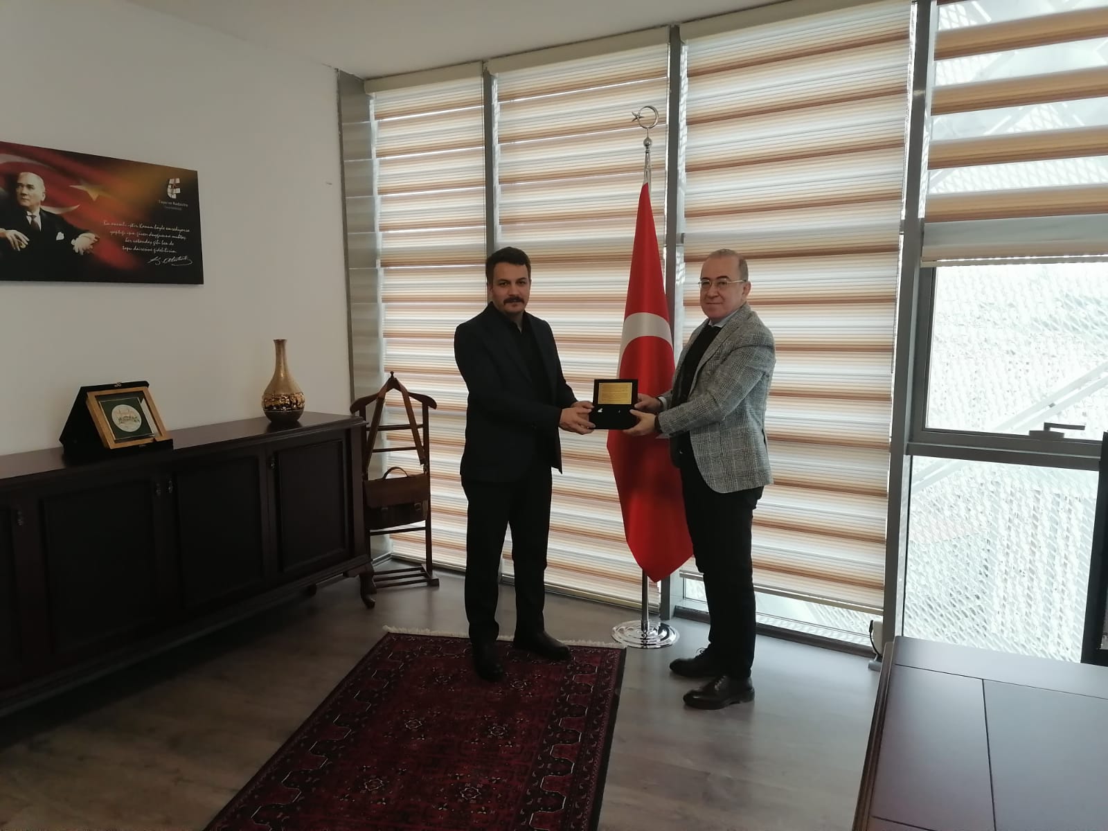 Taraklı Belediye Başkanı İbrahim PİLAVCI Bölge Müdürlüğümüzü 18.01.2021 tarihinde ziyaret etmiştir.