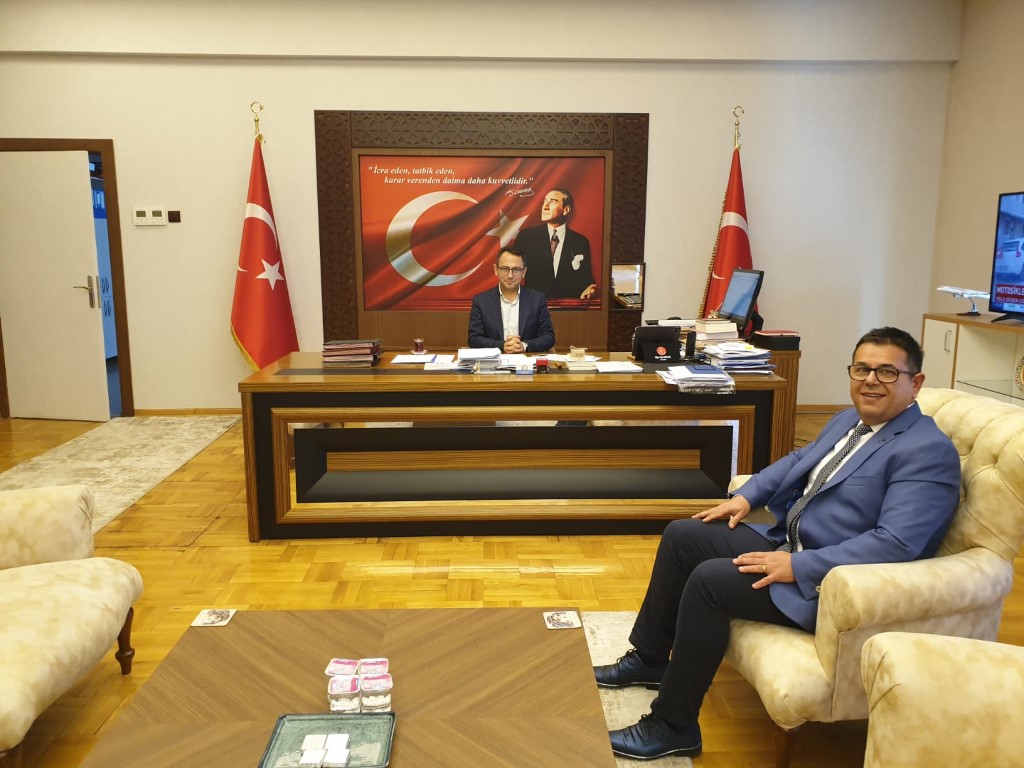 NİZİP KAYMAKAMI OĞUZ ALP ÇAĞLAR'ı MAKAMINDA ZİYARETİ