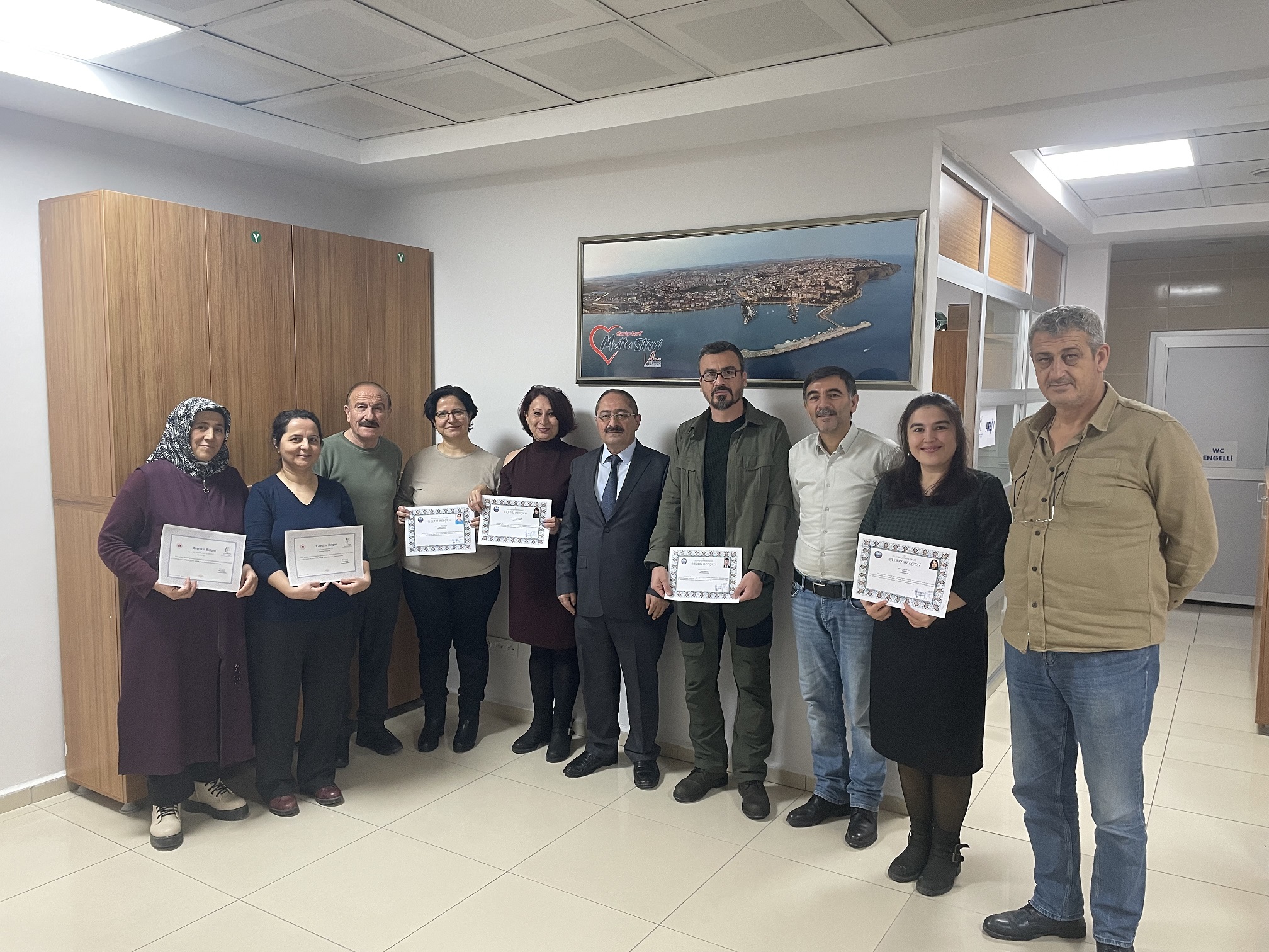 İstanbul Kadastro Müdürlüğü Çalışanları Başarı Belgesi ile Ödüllendirildi