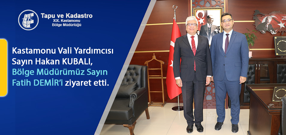 BÖLGE MÜDÜRÜMÜZE ZİYARET