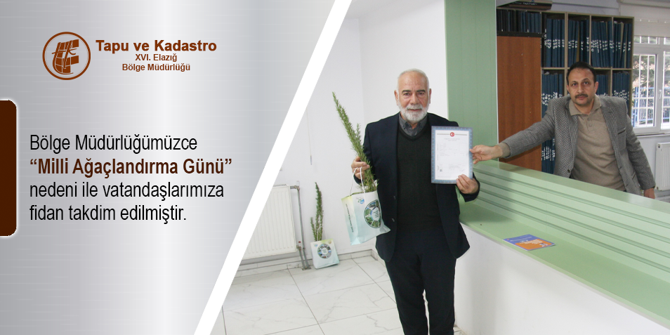 MİLLİ AĞAÇLANDIRMA GÜNÜ