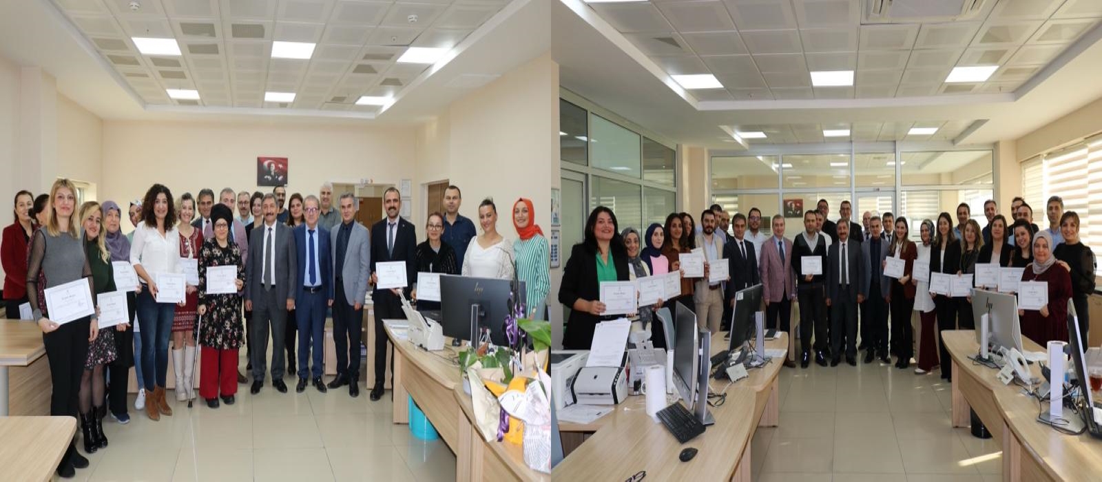 Merkezefendi ve Pamukkale Tapu Müdürlükleri Teşekkür Belgesi