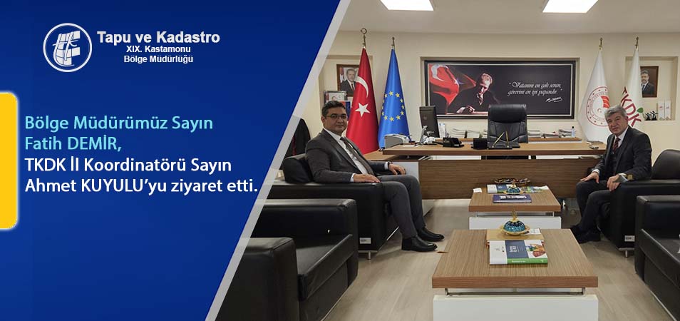 BÖLGE MÜDÜRÜMÜZÜN ZİYARETİ