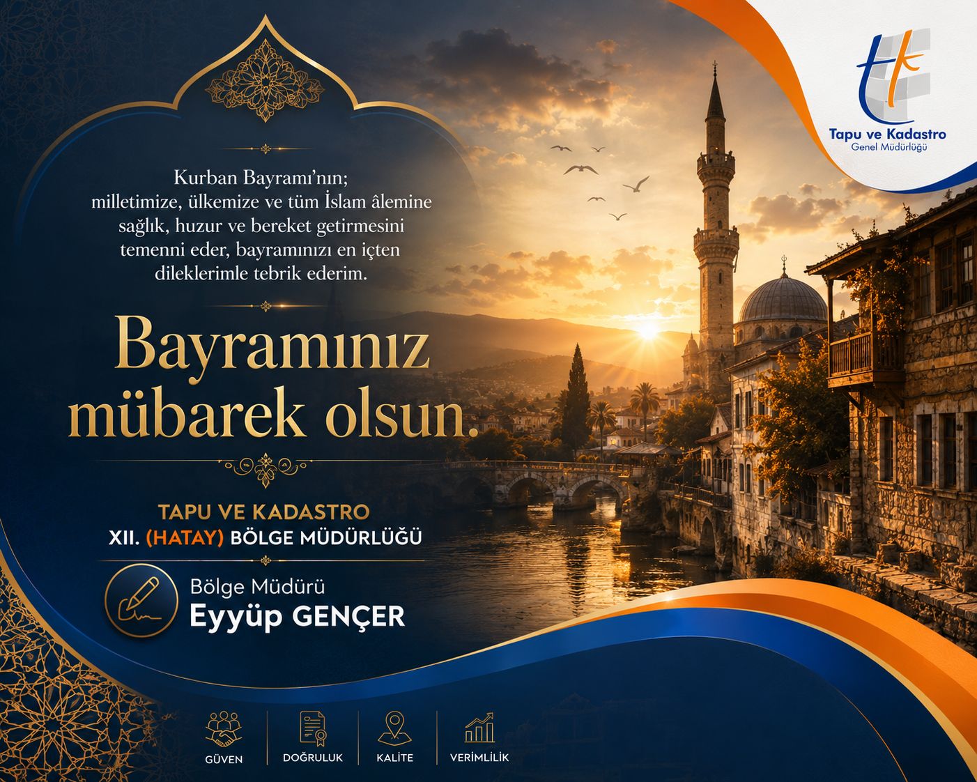 KURBAN BAYRAMINIZ KUTLU OLSUN