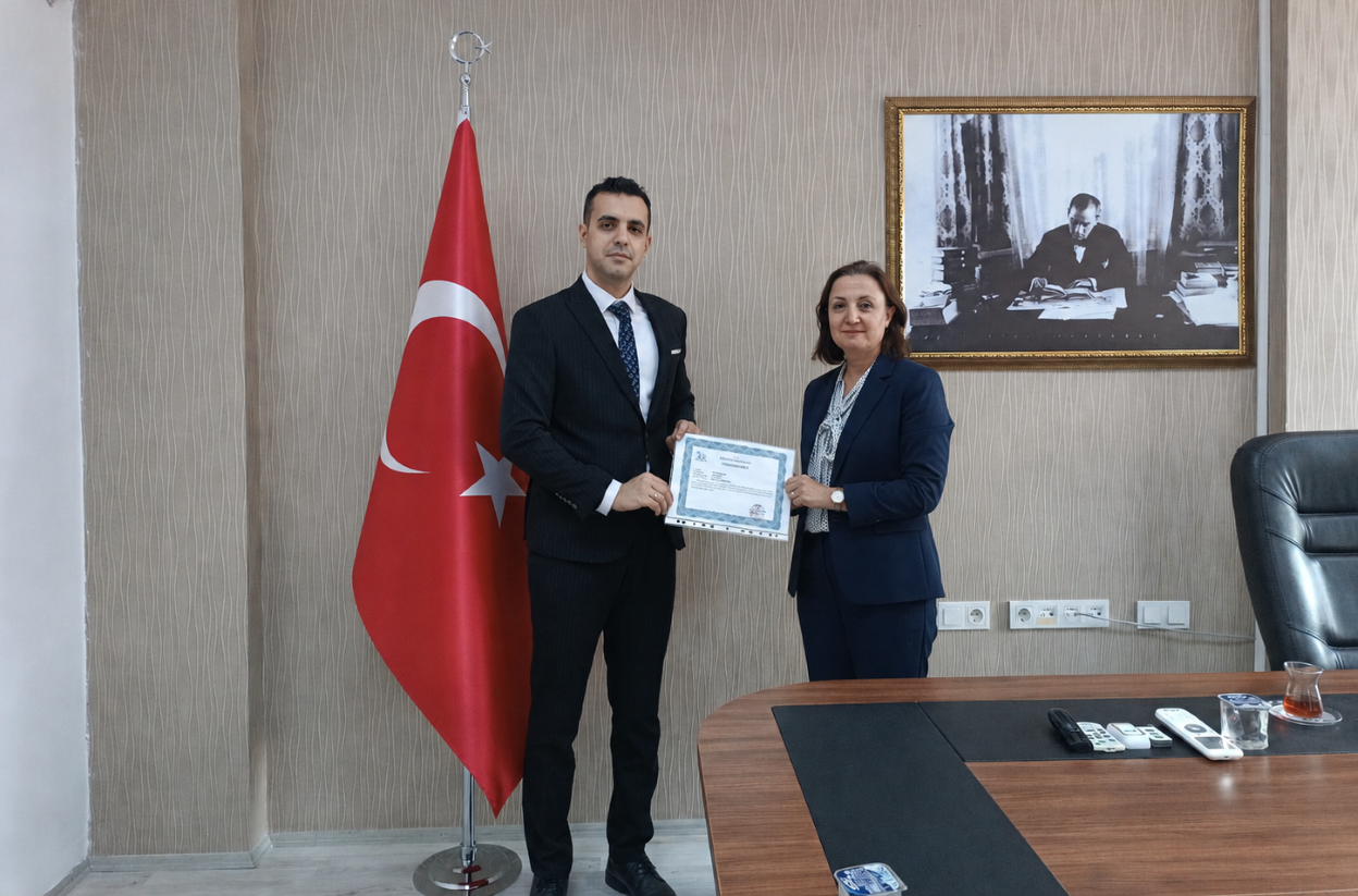 Baklan Tapu Müdürü Başarı Belgesi
